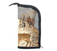 YTYVAGT Bolsas de maquillaje para mujer, neceser para hombres, bolsa de cosméticos de viaje, Q38a0yo6yod, 9.4x4.9 in, Cómodo