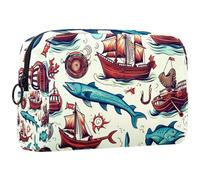 YTYVAGT Bolsas de maquillaje para mujer, neceser para hombres, bolsa de cosméticos de viaje, R97j8gp7ahk, 7.3x3x5.1 in, Moda