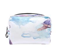 YTYVAGT Bolsas de maquillaje para mujer, neceser para hombres, bolsa de cosméticos de viaje, U47e8me9msg, 7.3x3x5.1 in, Multiusos