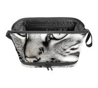 YTYVAGT Bolsas de maquillaje para mujer, neceser para hombres, bolsa de cosméticos de viaje, W08n1yo6mfr, 10.6x5.9x5.5 in, Multiusos