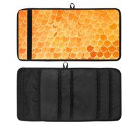 YTYVAGT Estuche estético, estuche para lápices, escala naranja sirena océano, estuche pequeño, Ssf75z2i9vo