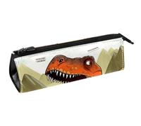 YTYVAGT Estuche para lápices, estuche estético, dinosaurio y volcán, estuche para lápices