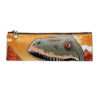 YTYVAGT Estuche para lápices, estuche estético, dinosaurio y volcán, estuche para lápices
