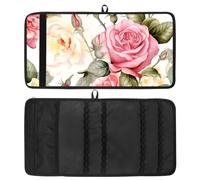 YTYVAGT Estuche para lápices, estuche para lápices, flores de acuarela brillante, peonía, estuche para bolígrafos