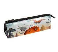 YTYVAGT Estuche para lápices, estuche pequeño, dinosaurio y volcán, estuche para bolígrafos