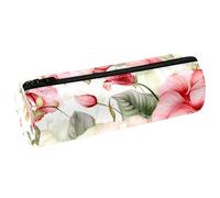YTYVAGT Estuche para lápices, estuche pequeño, flores de acuarela brillante, peonía, bolsa para bolígrafos