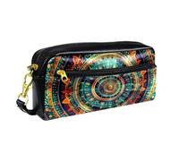 YTYVAGT Estuche para lápices, estuche pequeño, mandalas bohemias florales vintage, estuche para bolígrafos