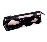 YTYVAGT Estuche para lápices, estuche pequeño, unicornio nube blanca y negra, estuche para bolígrafos