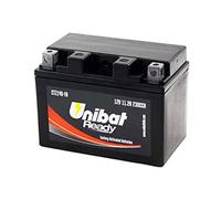 YTZ14-S - Batería para moto completa de ácido lista para usar Unibat Ready CTZ14S-FA