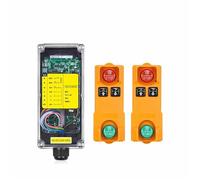 YU-2 Interruptores de control de grúa industrial de una sola velocidad de 2 botones Controlador de elevación de grúa de riel de elevación(2T1R,AC DC 36-380V)
