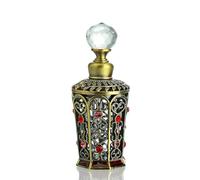 YU FENG Frascos de perfume de vidrio antiguos vacíos Vintage Jeweled decorativos Fancy Crystal Perfume Decanter Viales (10ml)