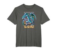 Yu-Gi-Oh! Blue Eyes White Dragon - Gráfico para Juegos PAPL2500 Camiseta, Hombre Tallas Grandes, Asfalto, 6X Alto