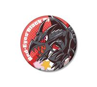 Yu-Gi-Oh Duel Monsters Red-Eyes Black Dragon Toon World Taste Deformed Vol. 1 Insignia de lata de 100 mm