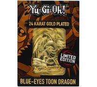 Yu-Gi-Oh! Edición Limitada Chapado en Oro de 24 Quilates Coleccionable - Blue Eyes Toon Dragon