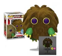 Funko 743Funko Pop Yu Gi Oh Kuriboh Flocked #1455 Pop Exclusive Edition - Brilla en la Oscuridad