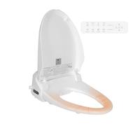 YU YUSING Asiento de inodoro inteligente inteligente con boquilla, inodoro, bidé, asiento calefactable con descenso automático, presión de agua ajustable, secado al aire caliente, mando a