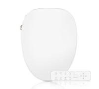 YU YUSING Tapa WC Inteligente Boquilla, Tapa Inodoro Calefaccionado, Asiento Inodoro Bajada Automática, Presión Agua Ajustable, Secado Caliente, Control Remoto, Apagado Automático