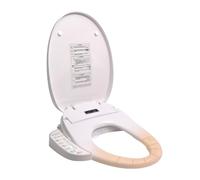 YU YUSING Tapa WC Inteligente con Boquilla, Tapa Inodoro Calefaccionado de Estilo Japonés, Asiento Inodoro con Bajada Automática, Presión de Agua Ajustable, Secado Caliente, Iluminación Nocturna