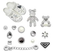 Yuaiosn Accesorios Crocs, Jibbitz Crocs, Hebillas De Zapatos De Playa Extraíble, Decoración De Zapatos De Madera para Niñas Mujeres y Niños
