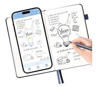 YUAN Cuaderno Digital Set de Escritura Inteligente - Incluye Cuaderno y bolígrafo Inteligentes, admite Sync. y Partage en Tiempo Real, con 1 minilibreta y recambios de Mina, Preferida para Regalar
