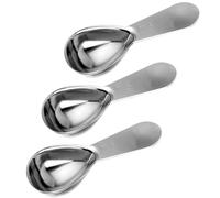 Yuanchu Juego de 3 cucharas de café, cucharadas (1 cucharada, 15 ml), cuchara medidora de acero inoxidable, cucharas medidoras para café molido, leche en polvo, té, harina de azúcar (15 ml, 3 piezas)