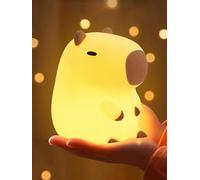 YuanDian Luz nocturna Capybara - Regalo adorable para mujeres, adolescentes y bebés. Decora la habitación de los niños con lindas luces nocturnas de silicona capibara