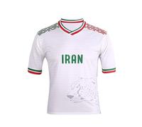 YuanDiann 2024 Fútbol Copa Europea/América Camisetas Fanáticos Animan Alemania Deporte Hombre Mujer Niños Equipo Nacional Impresión Manga Corta Casual Transpirable RemerasIrán XXL
