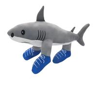 YuanDiann Juego de peluche italiano rojo cerebral: Tung Tung Sahur, Tralalero Tralala & Cappuccino Assassino, juguetes y regalos para niños y adultos, tiburón 1#