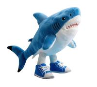 YuanDiann Juego de peluche italiano rojo cerebral: Tung Tung Sahur, Tralalero Tralala & Cappuccino Assassino, juguetes y regalos para niños y adultos, tiburón 5#