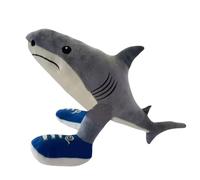 YuanDiann Juego de peluche italiano rojo cerebral: Tung Tung Sahur, Tralalero Tralala & Cappuccino Assassino, juguetes y regalos para niños y adultos, tiburón 4#