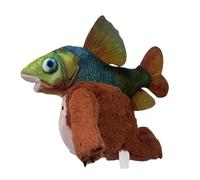 YuanDiann Juego de peluche italiano rojo cerebral: Tung Tung Sahur, Tralalero Tralala y Cappuccino Assassino, juguetes y regalos para niños, adultos, peces extraterrestres