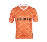 YuanDiann Qatar Copa Mundial de Fútbol Camiseta Fans Impresión Entrenamiento Deportivo Remeras de Futbol Secado Rápido Elástico Manga Corta Cuello Redondo World Cup T Shirt Holanda L