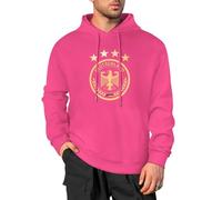YuanDiann Sudadera con capucha para hombre, diseño de fútbol alemán, 100 % algodón, sudadera suelta con capucha, tallas de la UE, deportiva, informal, con capucha, regalo para fanáticos del fútbol