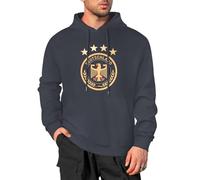 YuanDiann Sudadera con capucha para hombre, diseño de fútbol alemán, 100 % algodón, sudadera suelta con capucha, tallas de la UE, deportiva, informal, con capucha, regalo para fanáticos del fútbol