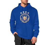 YuanDiann Sudadera con capucha para hombre, diseño de fútbol alemán, 100 % algodón, sudadera suelta con capucha, tallas de la UE, deportiva, informal, con capucha, regalo para fanáticos del fútbol
