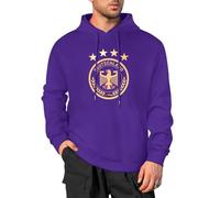 YuanDiann Sudadera con capucha para hombre, diseño de fútbol alemán, 100 % algodón, sudadera suelta con capucha, tallas de la UE, deportiva, informal, con capucha, regalo para fanáticos del fútbol
