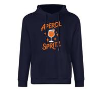 YuanDiann Sudadera con capucha para hombre y mujer, aperol Sprit, carnaval, 100% algodón, sudaderas con capucha, deportivas, informales, fiestas, tallas de la UE, Navy 1#, L