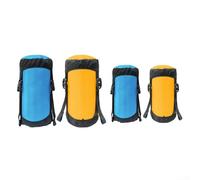 YUANGANG Bolsa de compresión de cápsula de plumón, bolsa de transporte de almacenamiento para camping, bolsa de transporte ligera e impermeable para senderismo, viajes (código L, azul)