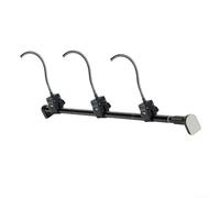 YUANGANG Gancho extensible para colgar, soporte telescópico de metal para colgar plantas de Navidad, mercados de Navidad, chimeneas y balcones (180-205 cm)