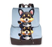 yuangjhop Card Love Fancy Puppy - Mochila de piel sintética para laptop, para mujer, mochila de trabajo, mochila de viaje de moda, cartera para viajes, universidad, trabajo, elegante y clásico.