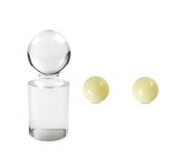 Yuanhe Juego de bolas de marcador de ruleta, marcador de acrílico con 2 bolas de repuesto para mesa de ruleta, accesorios de ruleta de póquer para juegos de casino