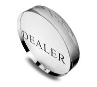 Yuanhe Transparent Poker Dealer Button Poker Game Dealer Crystal Casino Dealer Transparent Poker Dealer for Poker Games and Card Games