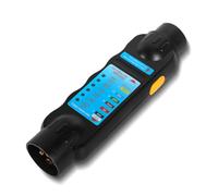 Yuanjoy Comprobador de remolque de 7 polos de 12 V para el diagnóstico de luces traseras de remolque, para autocaravanas, carritos de golf y muchos otros vehículos.