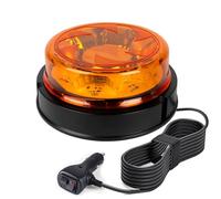 Yuanjoy LED Beacon, 12/24V Amarillo LED Luz de Advertencia, 6 Niveles Impermeable Luces de Peligro, Adecuado para una Variedad de Vehículos