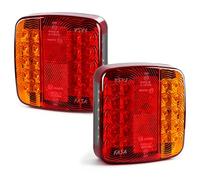 Yuanjoy LED luces traseras remolque, 2 paquete de luces traseras universales, 12V impermeable super brillante luz trasera para el coche tractor de iluminación agrícola