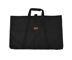 YUANKEECE Bolsa de Almacenamiento para Mesa Plegable con Capa Intermedia de Esponja, Impermeable, de Tela Oxford Negra, Bolsa de Transporte Multifuncional para Exteriores, Ideal para