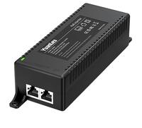 YuanLey Gigabit Injector PoE 60W, Inyector PoE Convierte No PoE a PoE++, IEEE 802.3bt/at/AF, 10/100/1000Mbps Adaptador PoE Plug & Play, Distancias hasta 100 Metros, Montaje en Pared