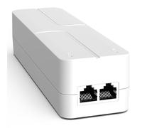 YuanLey Inyector PoE 2.5G 60W, PoE+ Convierte PoE+, 55V IEEE 802.3at/AF, Adaptador Ethernet 10/100/1000/2500Mbps Plug & Play, hasta 100m