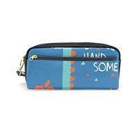 Yuanmeiju Estuche Dinosaur Say Hello Student Stationery Pen Estuche Holder Bag for School Office Storage Organizer