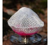 Yuanpgky 10 mantos de queroseno para luces de gas de petróleo, cubierta de gasa de malla de repuesto compatible con linternas de camping y senderismo, material de algodón para patio (L)